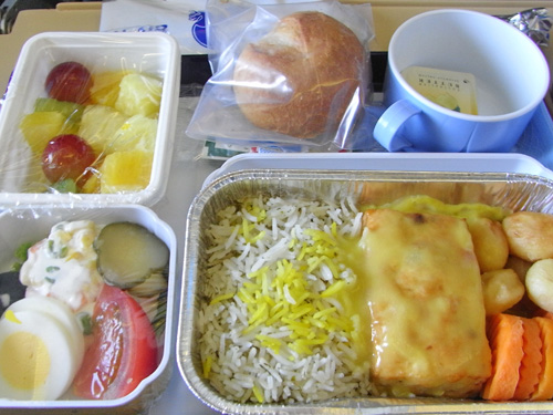 バスマティライス機内食画像